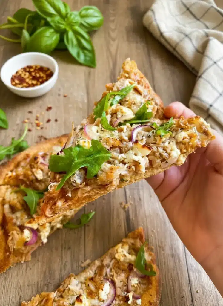 Pinsa Pesto Poulet : La Recette Facile, Protéinée et Pleine de Saveurs 2 Pinsa pesto Poulet recette